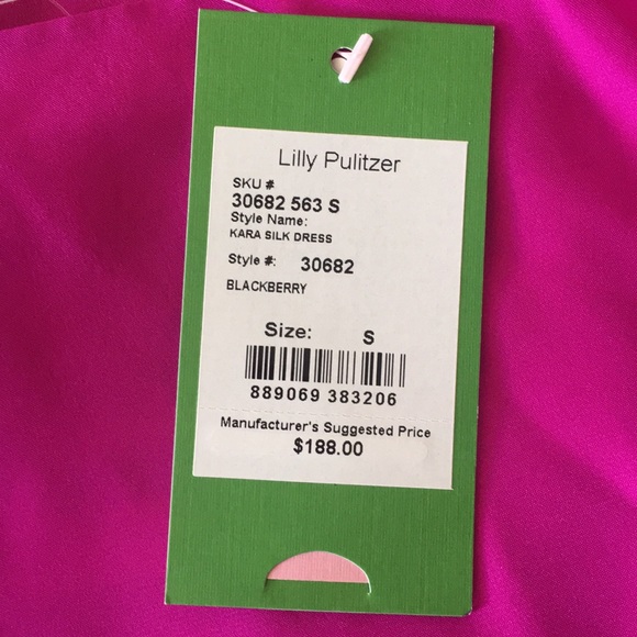 NWT Lilly Pulitzer Kara Silk Dress - Picture 6 of 7